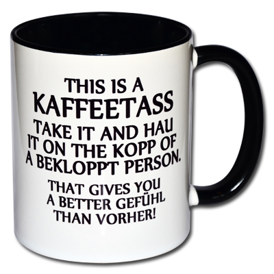 This is a Kaffeetass