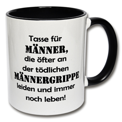 Tasse Männergrippe Geschenkidee