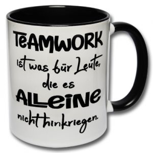 Kaffeetasse Teamwork Tasse