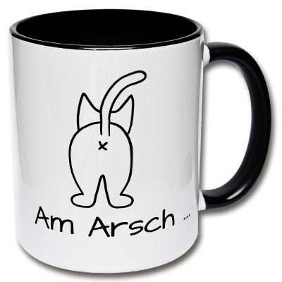 Tasse Am Arsch Katze