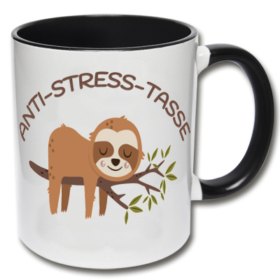 Anti-Stress-Tasse Faultier