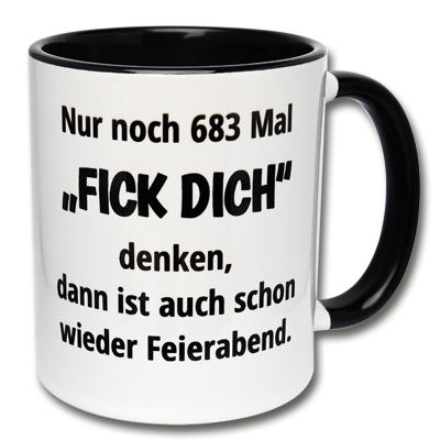 Tasse Fick dich denken