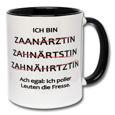 Tasse Zahnärztin Kaffeetasse
