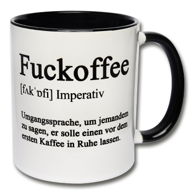 Tasse Fuckoffee Kaffetasse